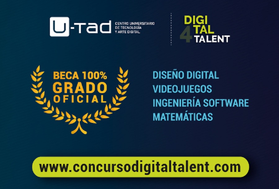 U-tad beca el talento digital.