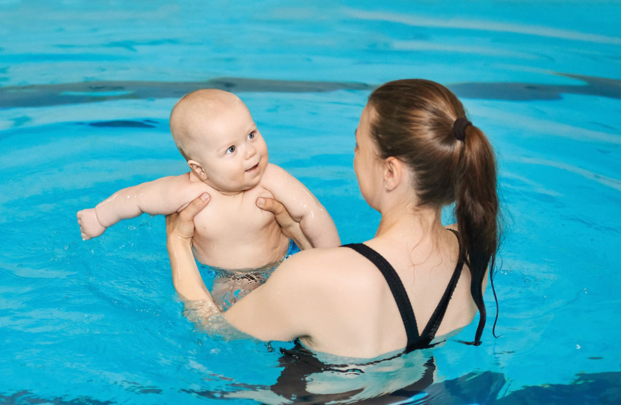 Matronatación: como pez en el agua, en el Mirabal Infantil