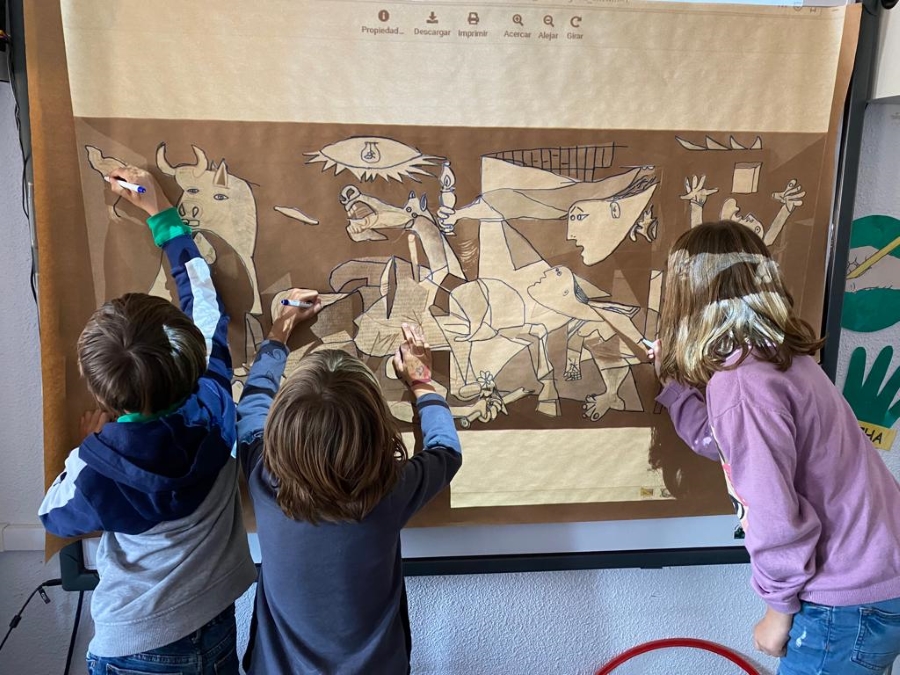 El colegio José Bergamín de Boadilla del Monte homenajea a Picasso