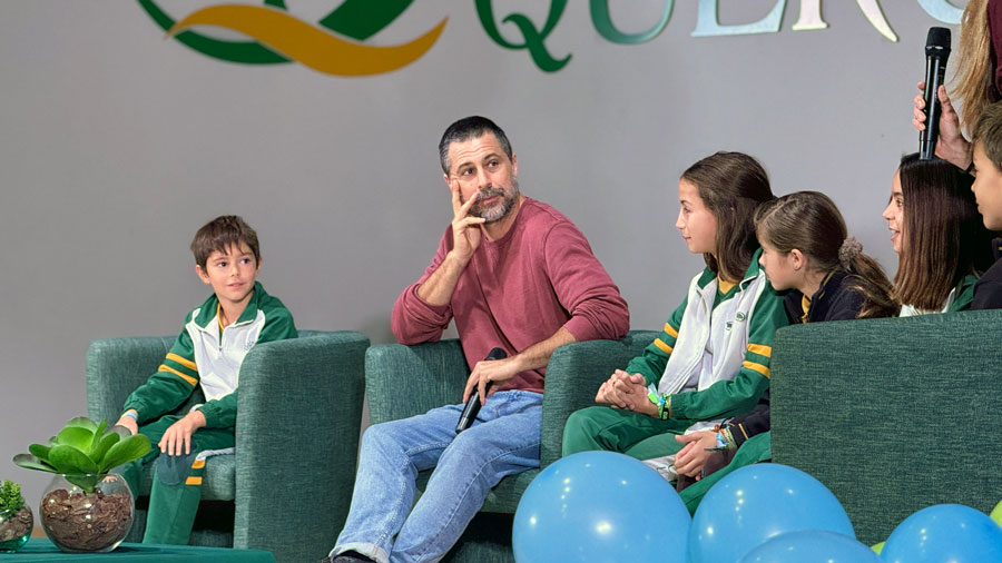 Hugo Silva, padrino TEI 2024 del Colegio Quercus de Boadilla del Monte Hugo Silva, padrino TEI 2024 del Colegio Quercus de Boadilla del Monte
