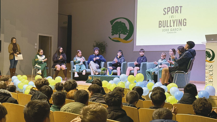 Jero García, nuevo padrino del Programa Tutoría entre Iguales (TEI) del Colegio Quercus de Boadilla del Monte