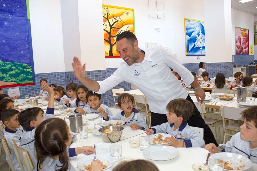 El chef Fran Vicente prepara un menú exclusivo para todo el Casvi Boadilla