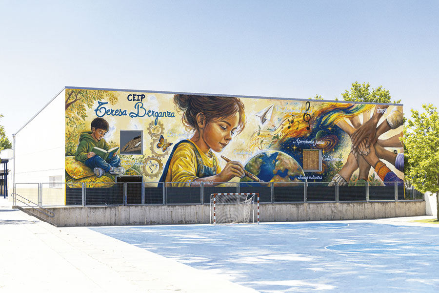 CEIP Teresa de Berganza: un colegio con arte