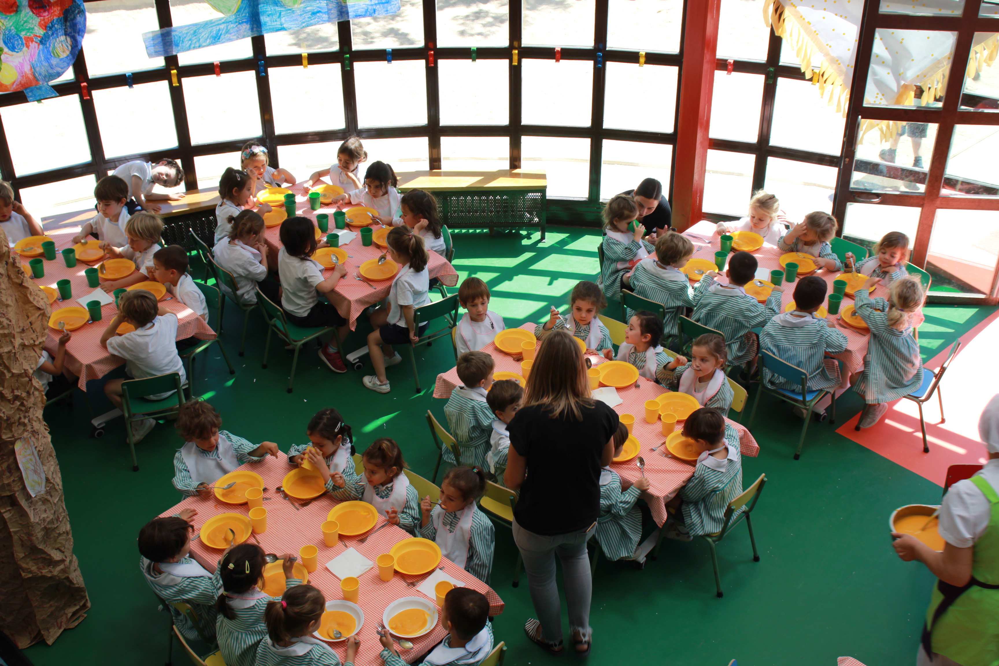 Los comedores escolares, sin restricciones por covid
