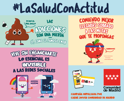 La Comunidad de Madrid lanza la campaña #LaSaludConActitud La Comunidad de Madrid lanza la campaña #LaSaludConActitud