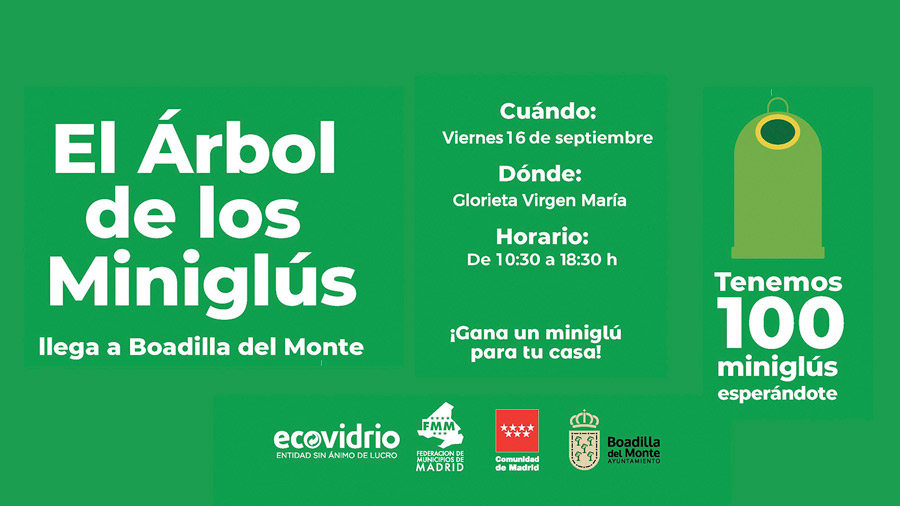 Ecovidrio instalará un 'Árbol de Miniglús' en Boadilla del Monte