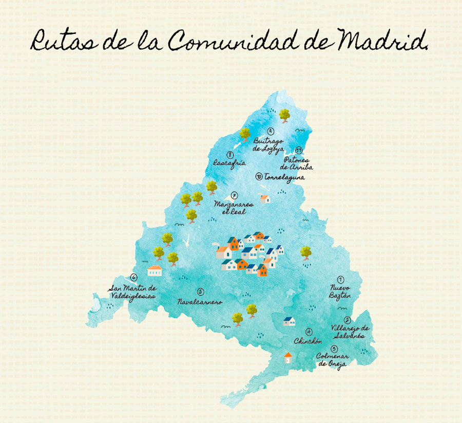 70 rutas turísticas para disfrutar este verano en la Comunidad de Madrid