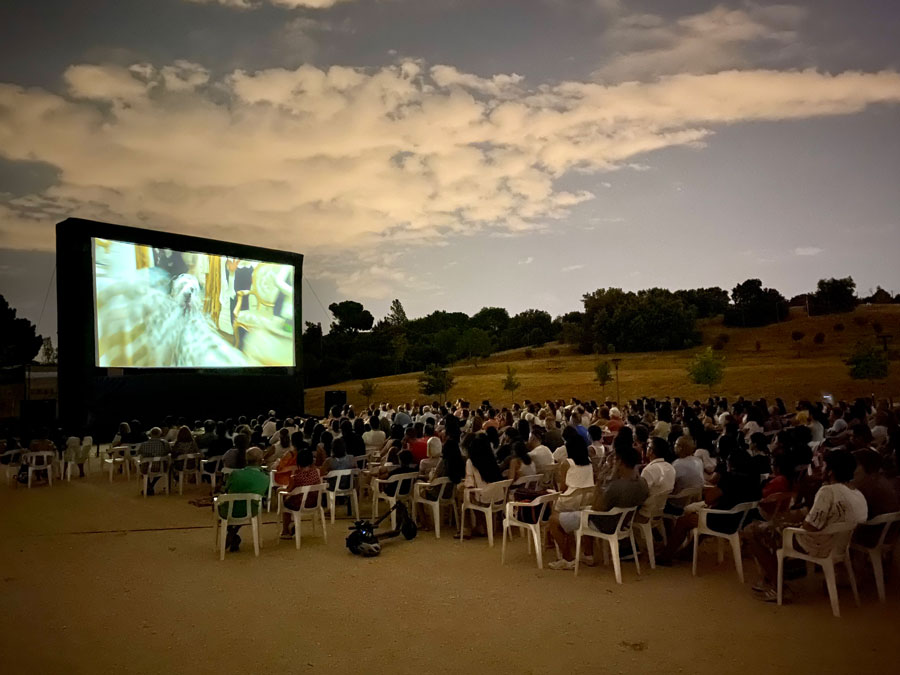 Cine de verano en el parque Mirador del Nacedero en Boadilla del Monte