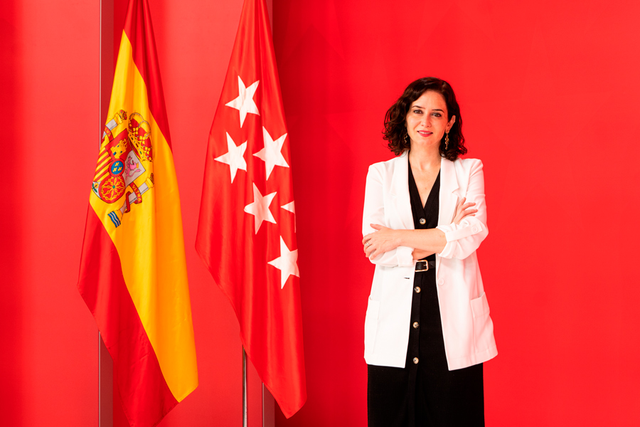 Isabel Díaz Ayuso, candidata por el PP a la presidencia de la Comunidad de Madrid