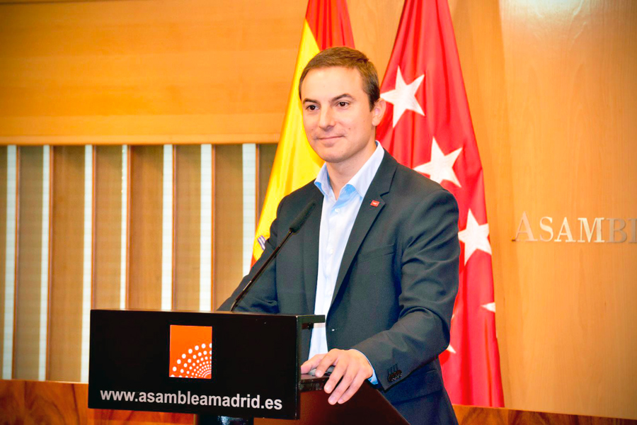 Juan Lobato, candidato del PSOE a la presidencia de la Comunidad de Madrid