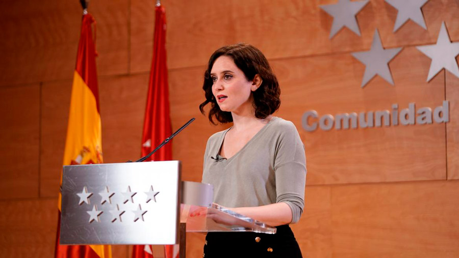 Ayuso anuncia la mayor bajada del IRPF de la historia de la Comunidad de Madrid