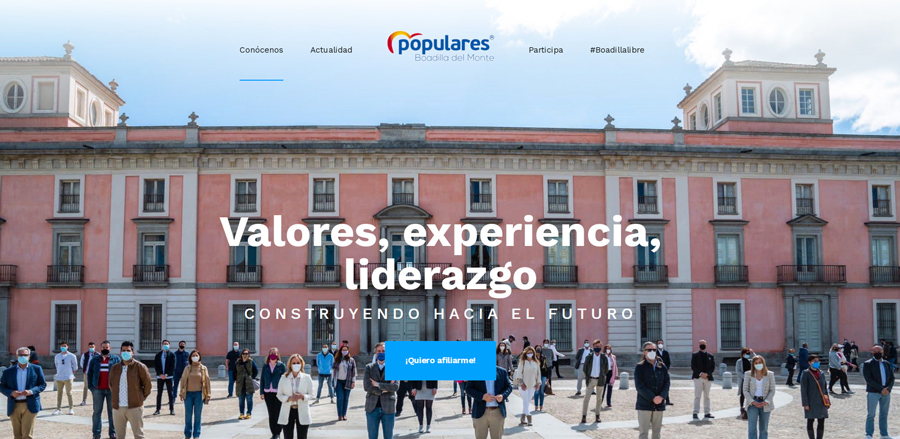 El PP de Boadilla del Monte rediseña su página web