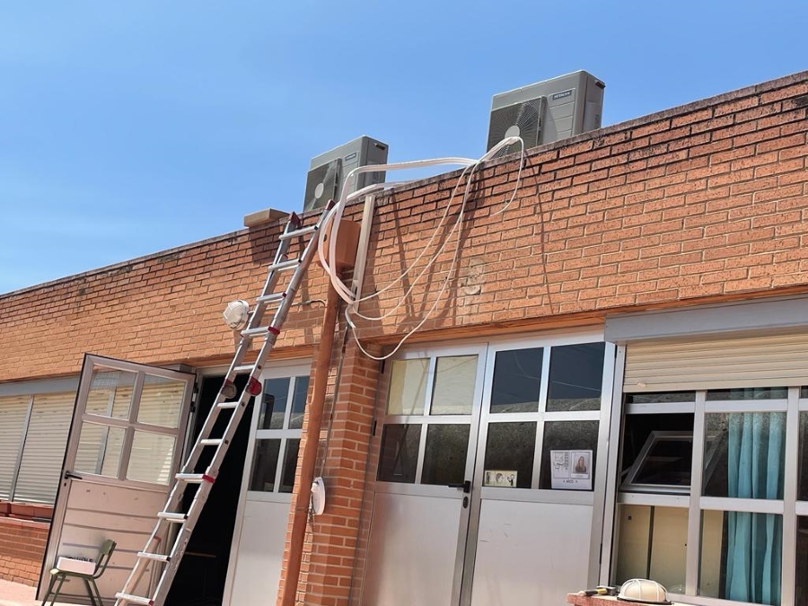 En marcha la climatización de los colegios electorales de Boadilla del Monte para el 23-J