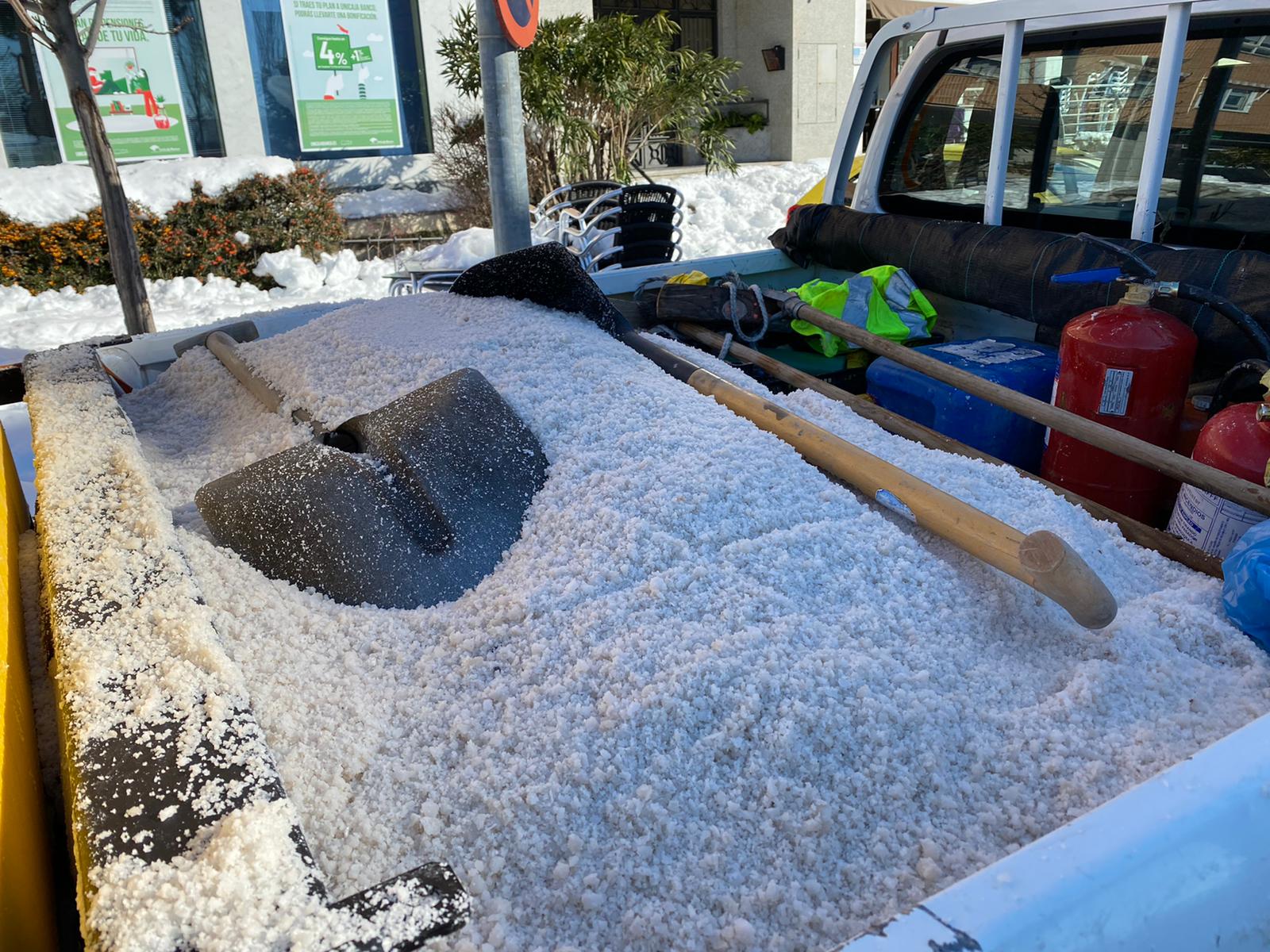 Esta tarde, se repartirán 125 toneladas de sal entre los vecinos 