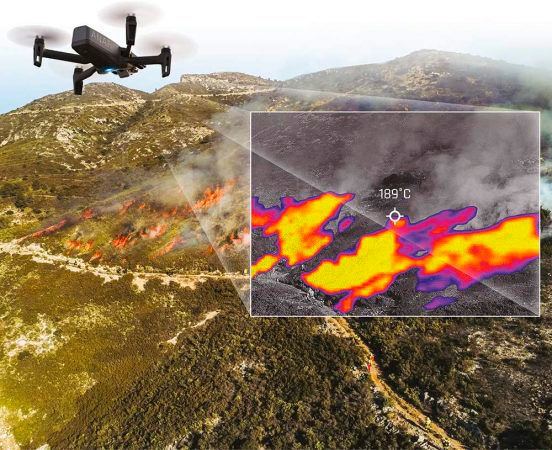 Drones con cámara térmica