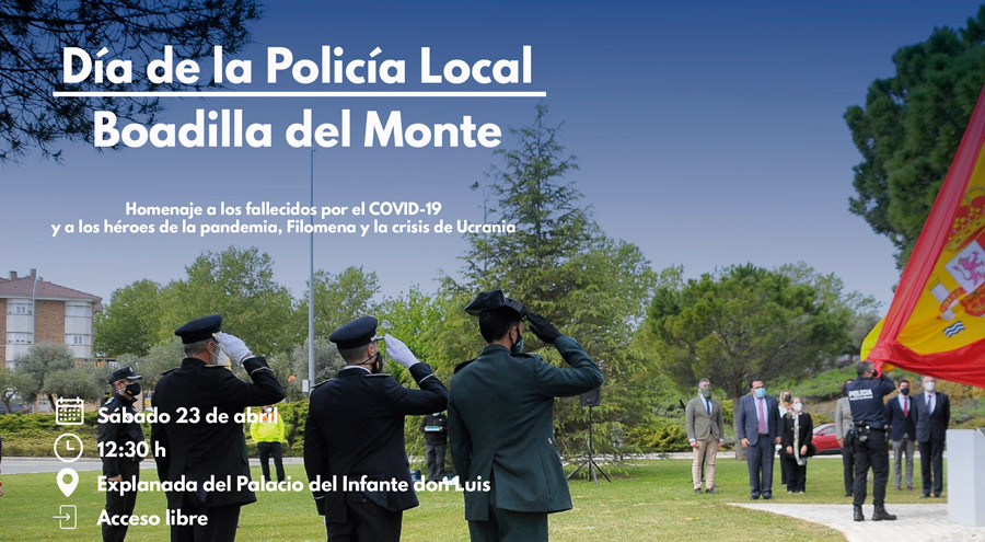 Sábado, 23 de abril, Boadilla celebra el Día de la Policía Local