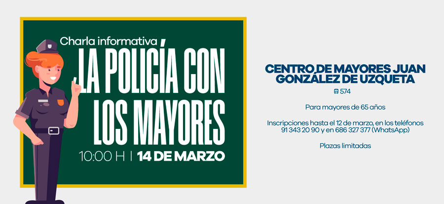 La Policía Local ofrecerá charlas y encuentros con los mayores