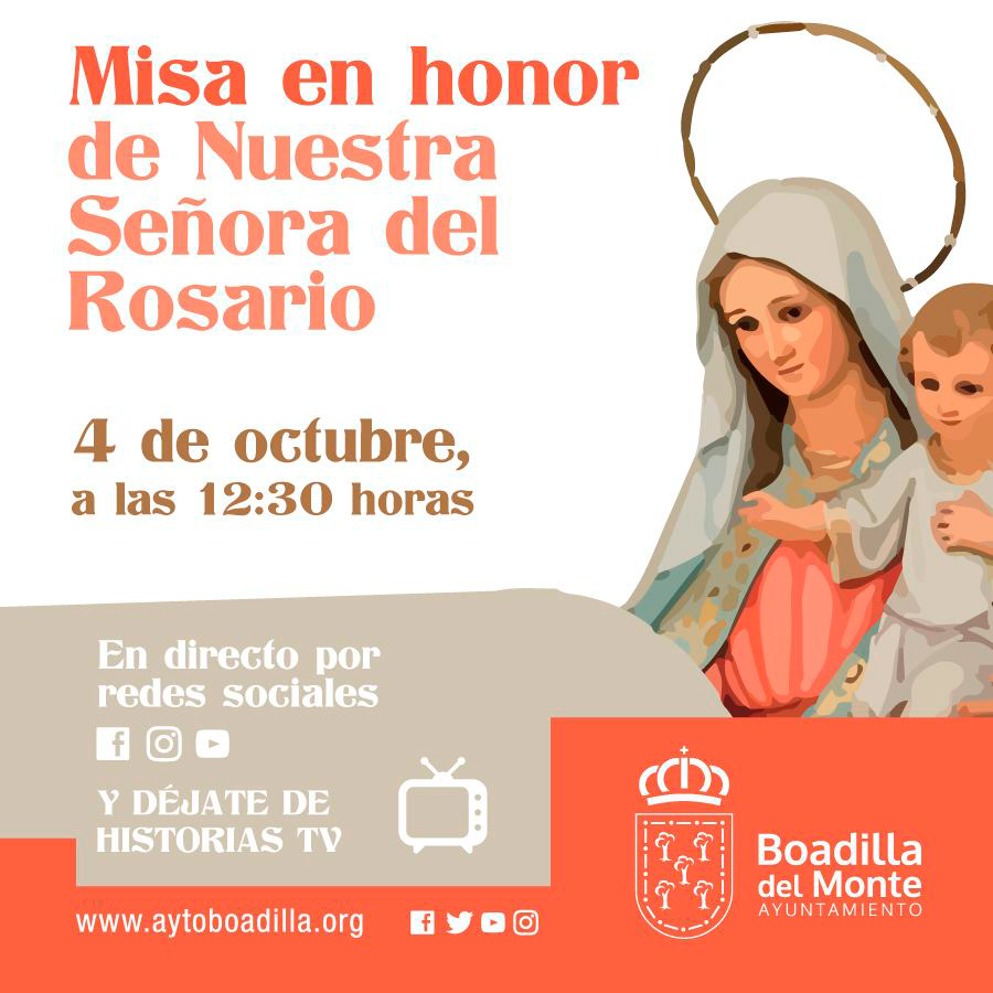 Celebración 'online' en honor de Ntra. Sra. del Rosario