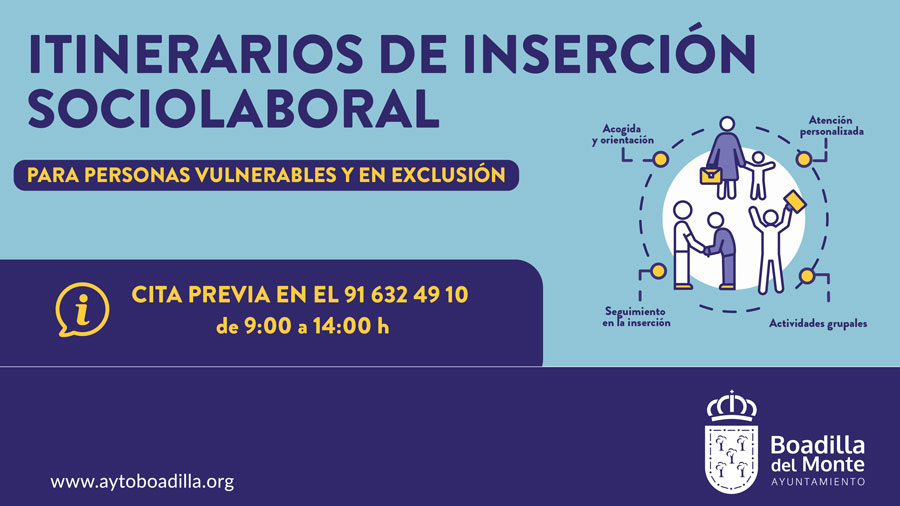 El servicio de inserción sociolaboral ayuda a buscar empleo.