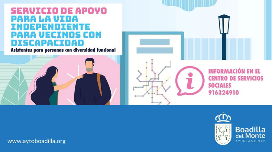 Boadilla ofrece un servicio de apoyo a los vecinos con diversidad funcional. 
