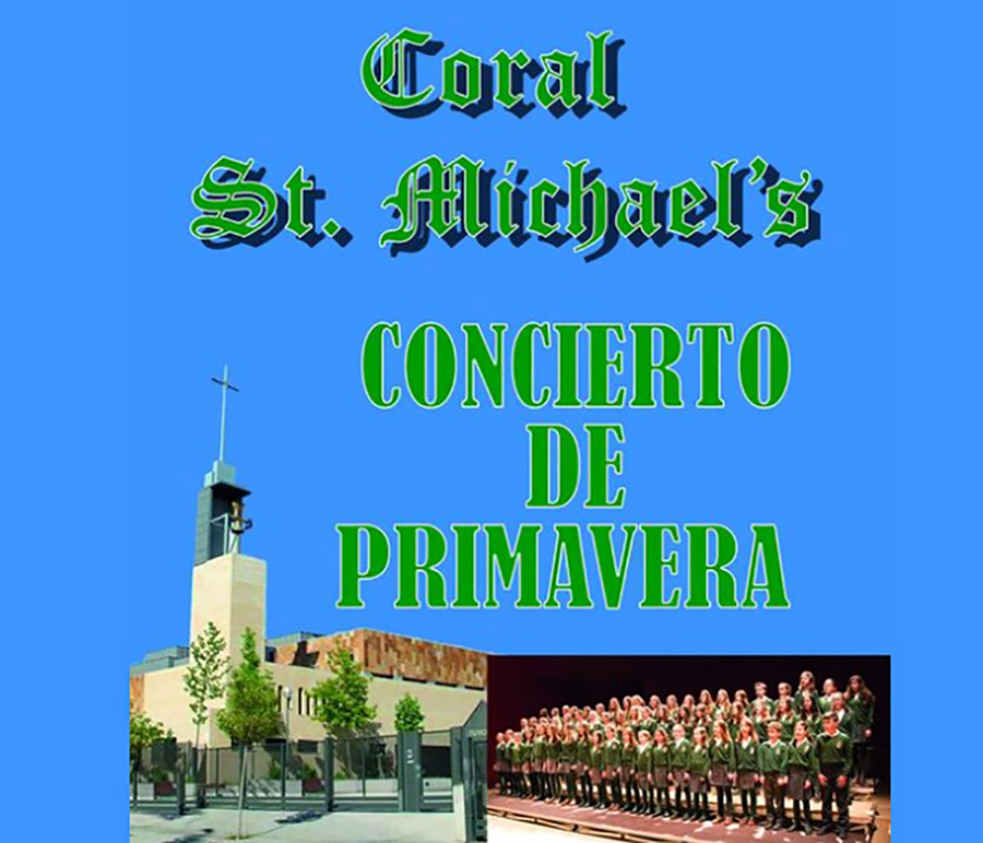18 de mayo, concierto de la Coral St. Michael's  en Boadilla del Monte