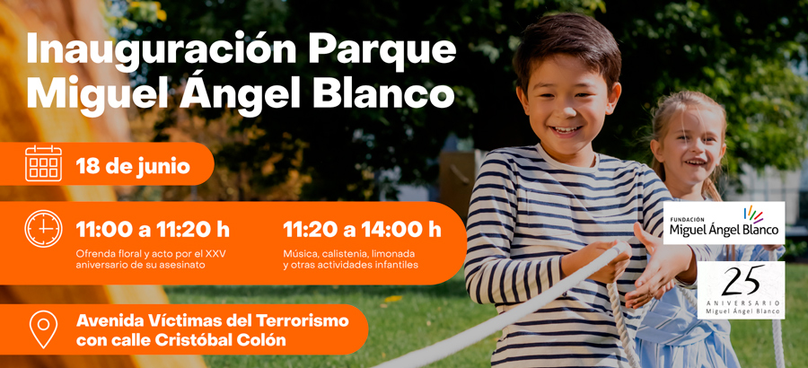 Este sábado, inauguración del parque Miguel Ángel Blanco en Boadilla del Monte