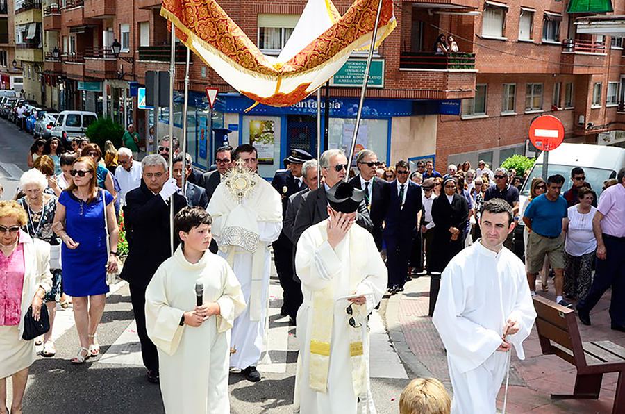 19 de junio, celebración del Corpus en Boadilla del Monte