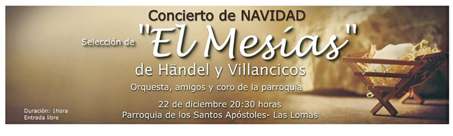 Villancicos con la orquesta, el coro y amigos de la parroquia de Las Lomas en Boadilla del Monte