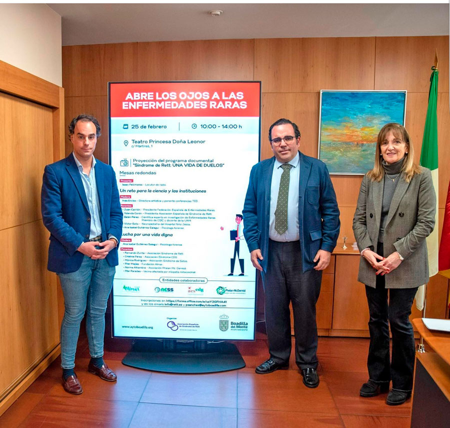 Presentación de la Jornada abre los ojos a las enfermedades raras en Boadilla del Monte