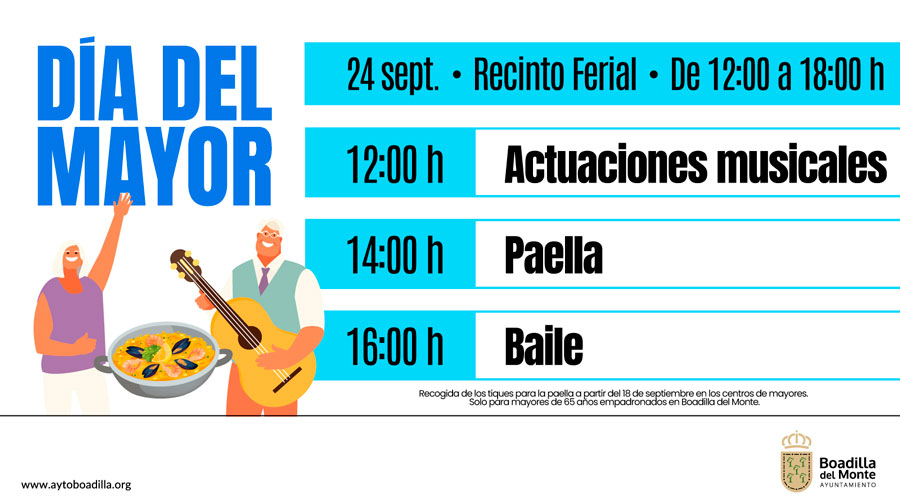 Este domingo, Boadilla del Monte celebra el Día del Mayor