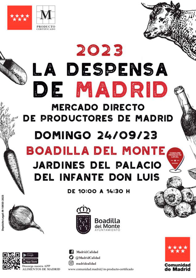 La Despensa de Madrid en los jardines del palacio de Boadilla del Monte