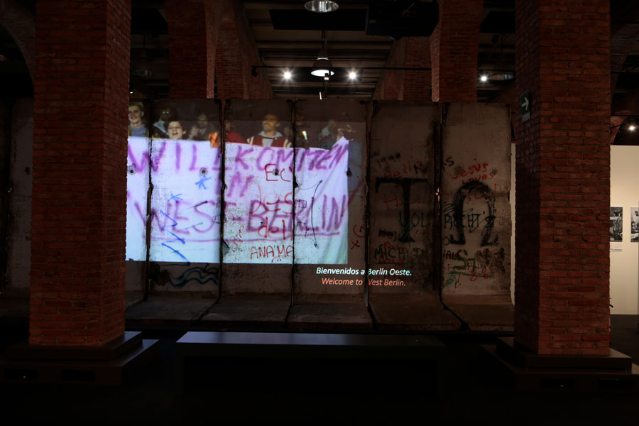 Inaugurada la exposición 'El muro de Berlín. Un mundo dividido'