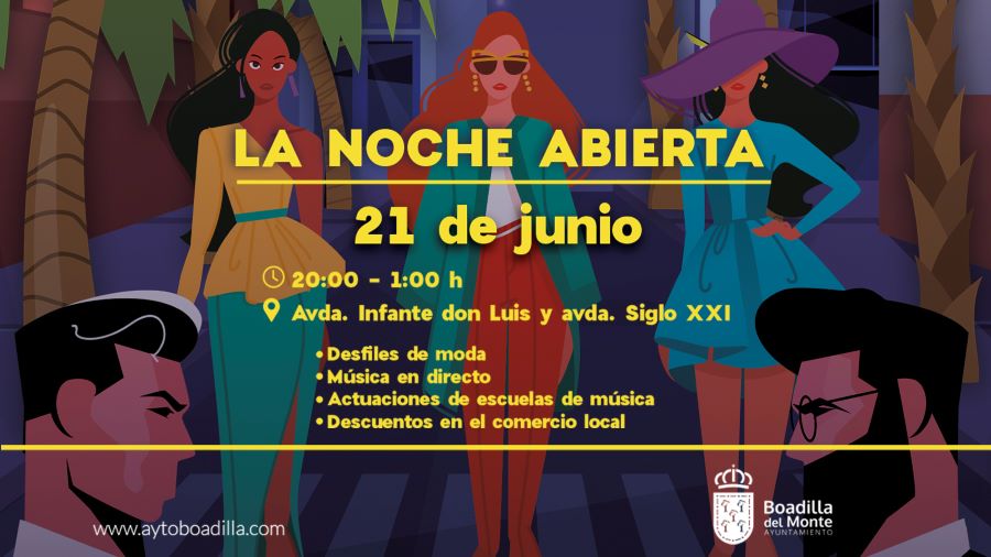 21 de junio, La Noche Abierta de los comercios en Boadilla del Monte