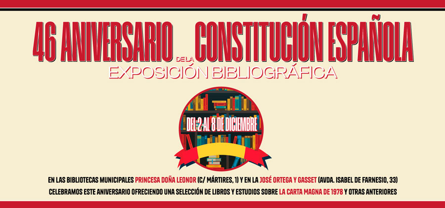 Las bibliotecas de Boadilla del Monte rinden homenaje a la Constitución Española