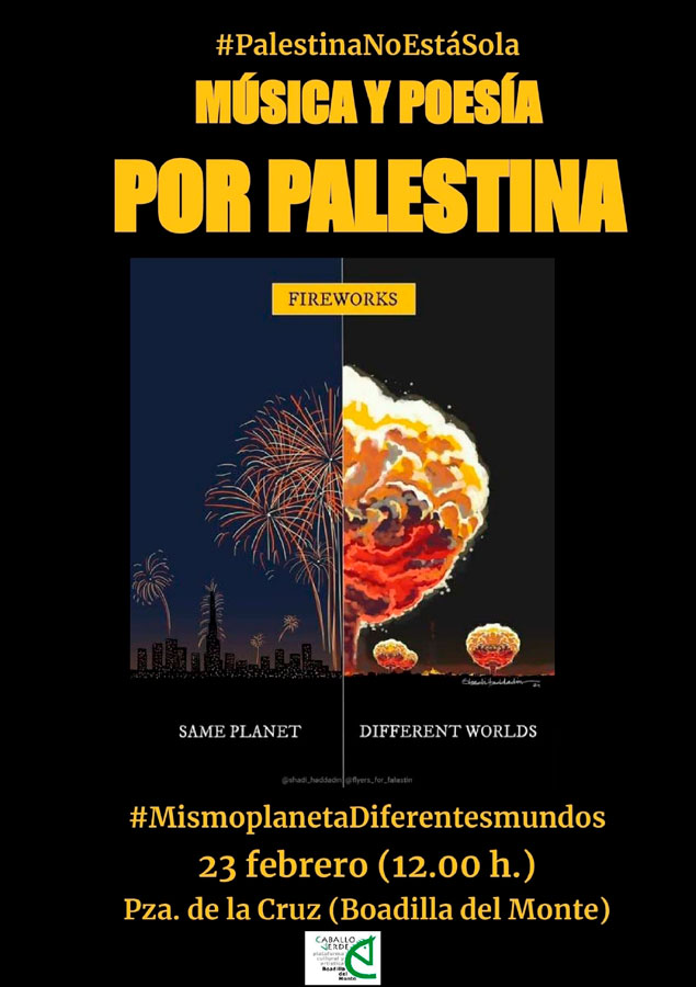 23 de febrero, música y poesía por Palestina 23 de febrero, música y poesía por Palestina