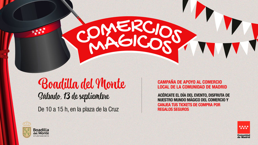 120 establecimientos de Boadilla del Monte participarán en 'Comercios Mágicos'