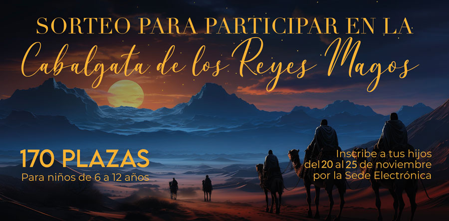 Del 20 al 25 de noviembre, abierta la inscripción en el sorteo para participar en la cabalgata de reyes de Boadilla del Monte 