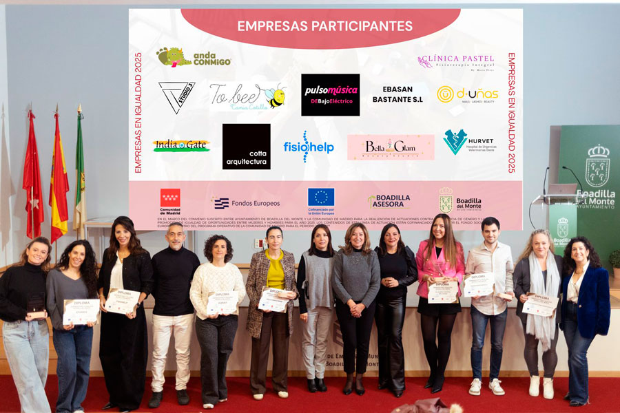 I Certamen Empresas por la Igualdad en Boadilla del Monte
