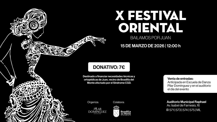 X Festival Oriental Bailamos por Juan en Boadilla del Monte