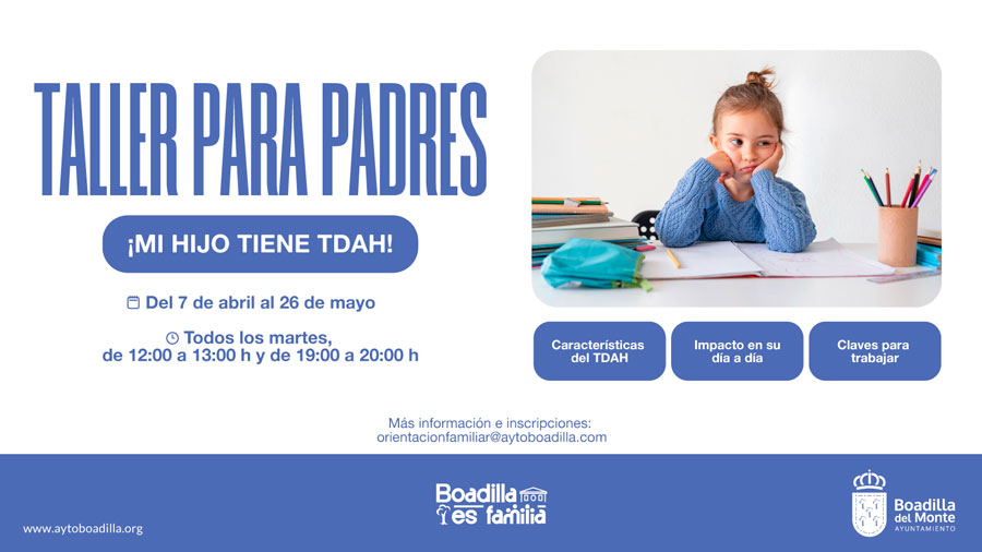 Taller para padres con niños con TDAH