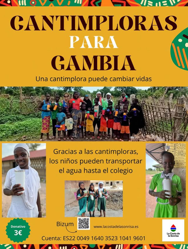 Campaña Cantimploras para Gambia Campaña Cantimploras para Gambia