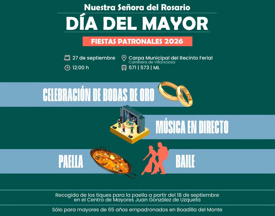 Día del mayor: música, baile y paella en el recinto ferial