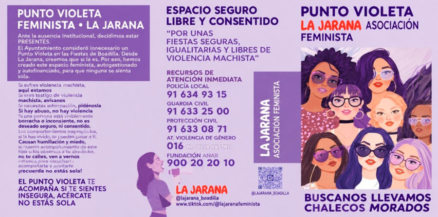 La Jarana se encargará del Punto Violeta en las fiestas de Boadilla del Monte