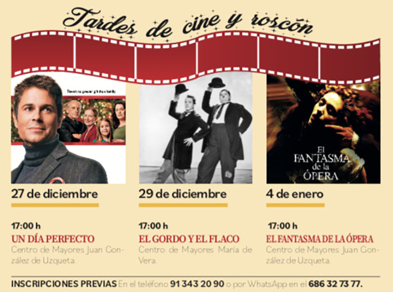 Tardes de roscón y cine - Navidad en Boadilla del Monte