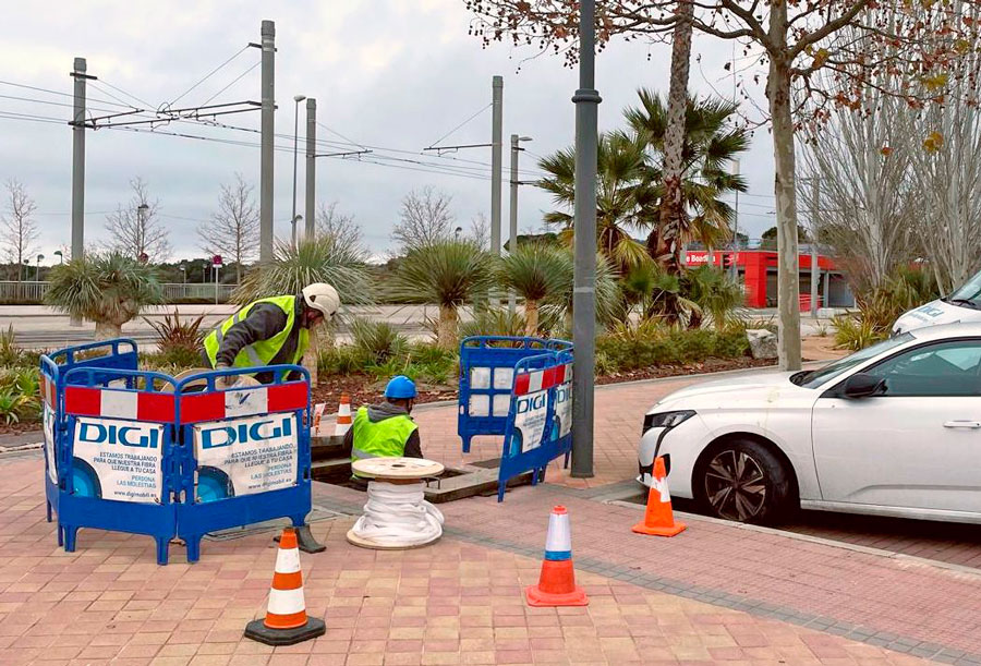 La operadora DIGI despliega su red de fibra óptica en Boadilla