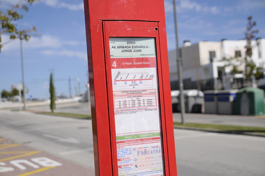 La ampliación de la línea 4 ha sido posible gracias a la construcción de la nueva rotonda en la M-513 a la altura de Olivar de Mirabal. La línea 4 ya da servicio en El Pastel
