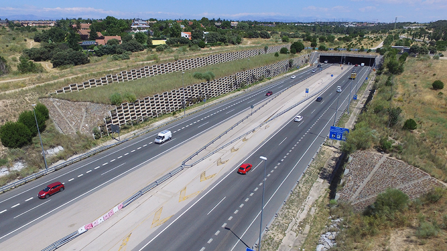 El Ayuntamiento solicita al Ministerio un tercer carril en la M-50 desde sus túneles hasta la M-513