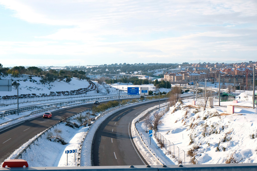 Servicios especiales de autobús tras la nevada