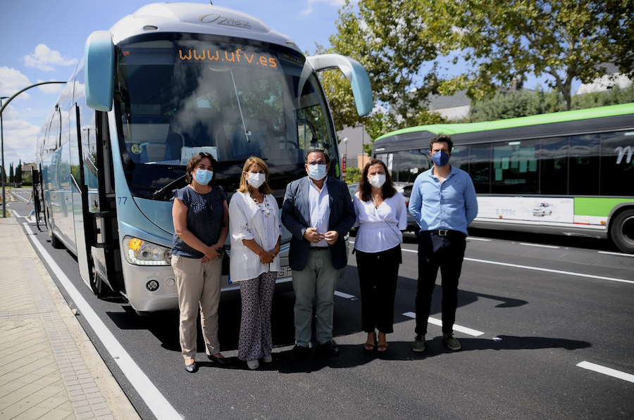 Nuevo autobús gratuito para los alumnos de la UFV residentes en Boadilla