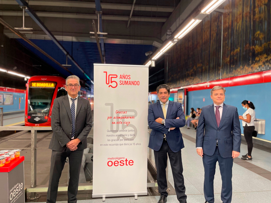 La Comunidad de Madrid celebra el 15º aniversario de Metro Ligero